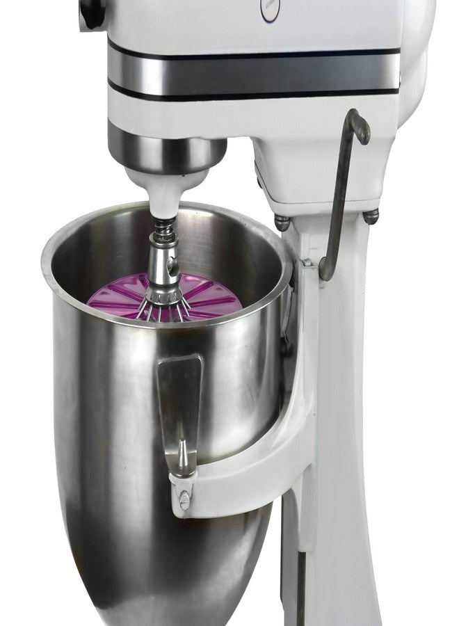 WHISK WIPER ممسحة الخفاقة Whisk Wiper® PRO متوافقة مع خلاطات KitchenAid ذات الوعاء القابل للرفع - اخلط بدون فوضى - الإكسسوار الأمثل لخلاطات الطعام - متوافقة فقط مع الخفاقات ذات 6 أسلاك (اللون: بنفسجي) - Image 2
